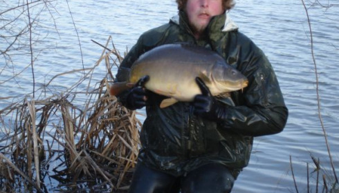 A carp from Lillypool, One of the new stock added in January, Jan 2011