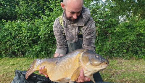 A 38 lb fish from Lillypool, Luke Hilliard, May 2022