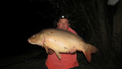 A 34 lb 12 oz carp from Lillypool, Dean Wales, Sep 2017