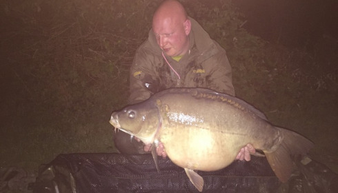 A 33 lb 12 oz carp from Lillypool, Liam, May 2016