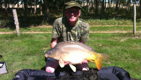 A carp from Lillypool, Planty, Aug 2011
