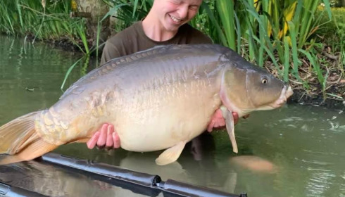 A 38 lb carp from Lillypool, Jamie Gattie, May 2022