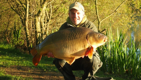 A 37 lb carp from Lillypool, Aaron , May 2016