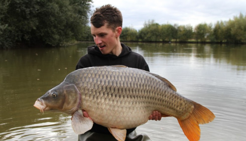 A 40 lb 14 oz carp from Lillypool, Stuart, Oct 2013