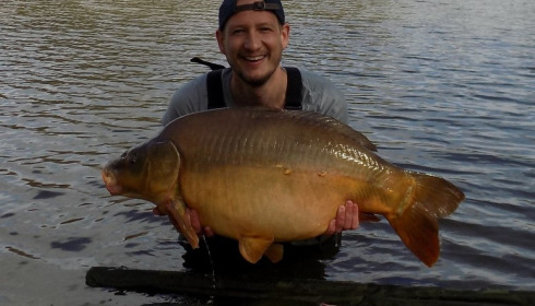 A 35 lb carp from Lillypool, Jamie Miller, Apr 2016