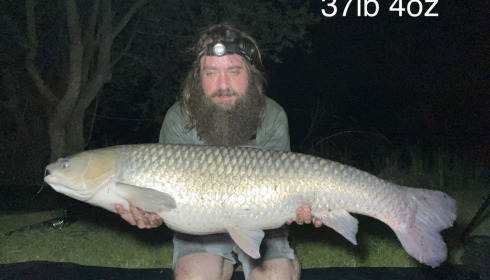 A 37 lb 4 oz grass carp from Lillypool, Martin Smith, Apr 2022