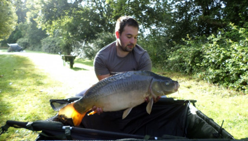 A 23 lb carp from Lillypool, Ste Holmes, Aug 2014