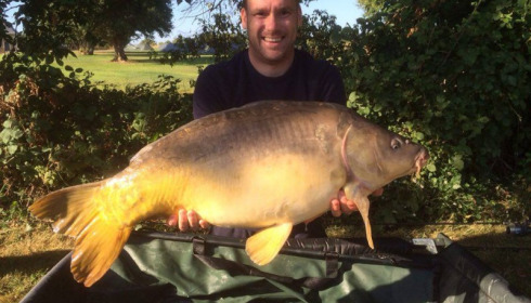 A 39 lb 6 oz carp from Lillypool, Alan Hewes, Aug 2016