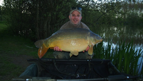 A 27 lb 8 oz carp from Lillypool, Aaron , May 2016