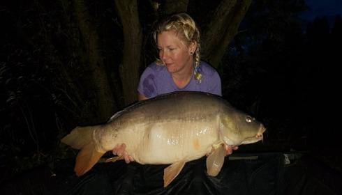 A 30 lb 8 oz carp from Lillypool, Abi Bainbridge, Aug 2017