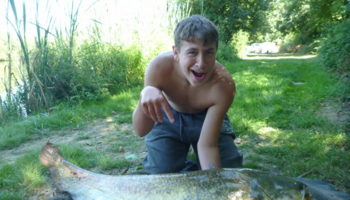 A 48 lb 6 oz catfish from Lillypool, Cody Brown, Aug 2013