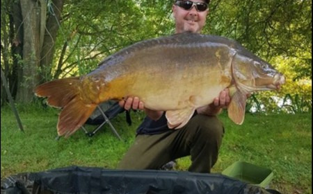 A 41 lb 13 oz carp from Lillypool, Danny Scott, Jul 2018