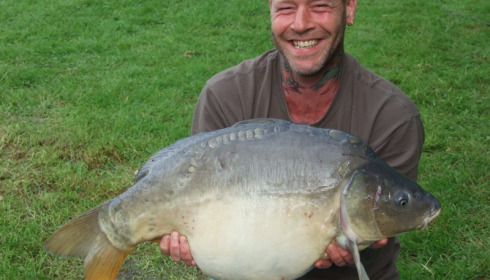 A 27 lb 2 oz carp from Lillypool, Jim Pearson, May 2014