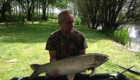 A 20 lb grass carp from Lillypool, Terry Osbourne, May 2016