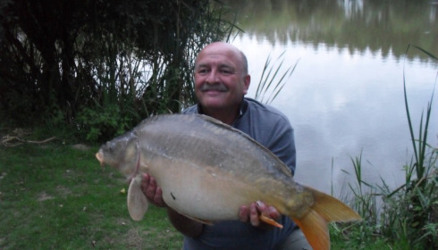 A carp from Lillypool, P Thomson group, Aug 2012