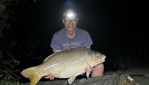 A 44 lb 3 oz carp from Lillypool, Rob Nicholls, Jul 2023