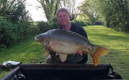 A 29 lb carp from Lillypool, Craig Pointon, Apr 2017