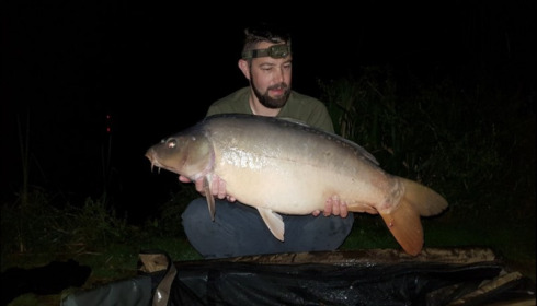 A 26 lb 6 oz carp from Lillypool, James Arnold, Aug 2018