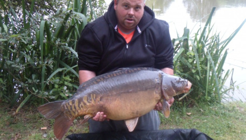 A 40 lb 8 oz carp from Lillypool, Dean wales , Jul 2015