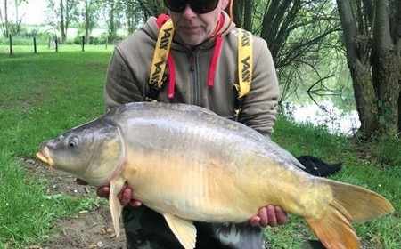 A 25 lb carp from Lillypool, Mark Ludlow, May 2018
