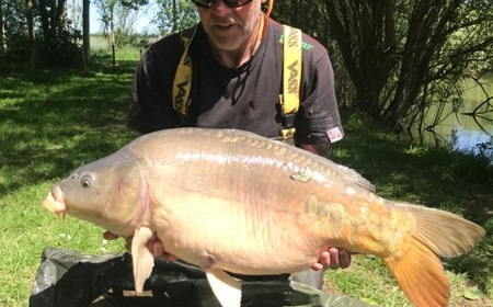 A 30 lb 8 oz carp from Lillypool, Mark Ludlow, May 2018