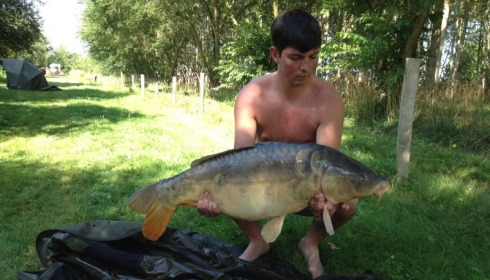 A carp from Lillypool, J Cain group, Jul 2012