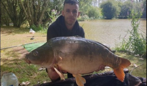 A 40 lb carp from Lillypool, Andy Lea, Aug 2019