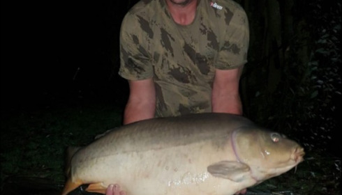 A 40 lb 14 oz carp from Lillypool, Dave Mason, Oct 2019