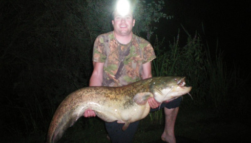 A 53 lb catfish from Lillypool, Sam Collier, Jul 2014