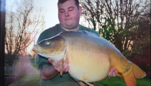 A 39 lb 13 oz carp from Lillypool, Jack Ellis, Mar 2019