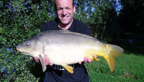 A 21 lb 8 oz carp from Lillypool, James Mclane, Sep 2015