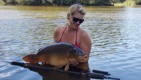 A 26 lb 4 oz carp from Lillypool, Abi Bainbridge, Aug 2017
