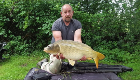 A 29 lb 12 oz carp from Lillypool, Bert Batts, Jun 2018