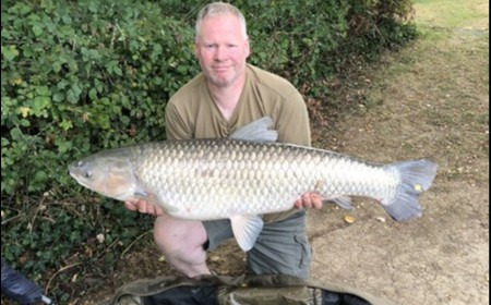 A 36 lb 8 oz grass carp from Lillypool, Mark Ryan, Sep 2018
