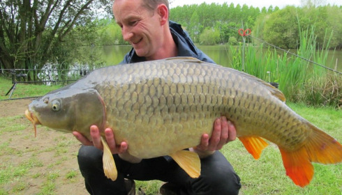 A 32 lb 8 oz carp from Lillypool, Richard Hardy, May 2014