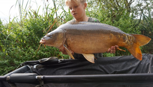 A 22 lb 8 oz carp from Lillypool, Daniel Gordon, Aug 2015