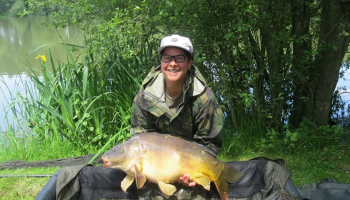 A 28 lb carp from Lillypool, Lorna Smith, Jun 2016