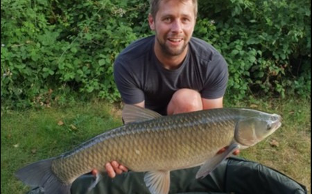A 22 lb 7 oz grass carp from Lillypool, Matthew Piggott, Jul 2018