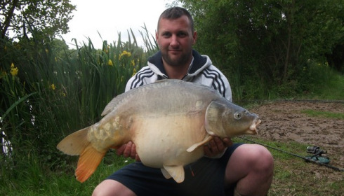 A 24 lb 3 oz carp from Lillypool, Sam Sterriker, May 2013
