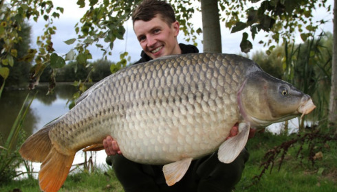 A 40 lb 14 oz carp from Lillypool, Stuart, Oct 2013