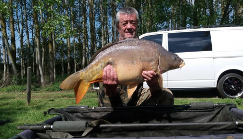 A 25 lb 8 oz carp from Lillypool, Terry Biggs, Apr 2017