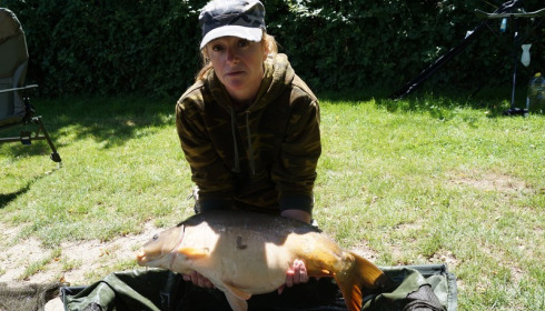 A 20 lb carp from Lillypool, Samantha Norton, Jul 2016