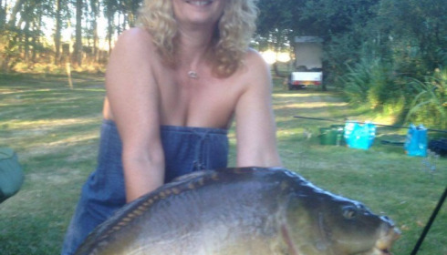A 26 lb carp from Lillypool, Sally Malcolm, Aug 2016