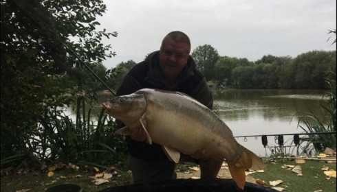 A 32 lb 8 oz carp from Lillypool, Brett Kirby, Sep 2018