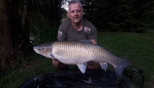 A 36 lb grass carp from Lillypool, Rob Conlon, May 2018