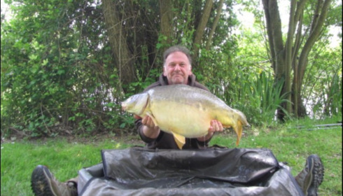 A 34 lb 15 oz carp from Lillypool, Nick Alner, May 2019