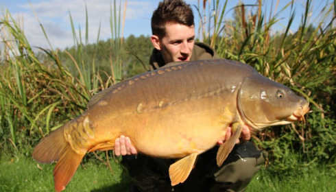 A 29 lb 4 oz carp from Lillypool, Stuart, Oct 2013