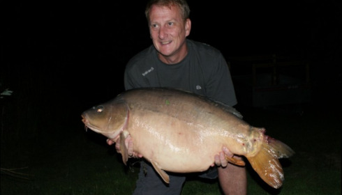 A 41 lb 8 oz carp from Lillypool, Graham Burn, Jun 2018