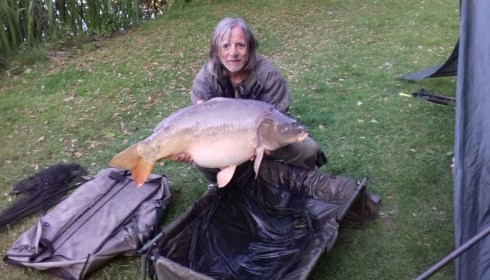 A 41 lb 1 oz carp from Lillypool, Paul Collins, May 2017