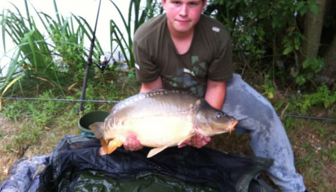A 28 lb carp from Lillypool, Aaron, Aug 2013